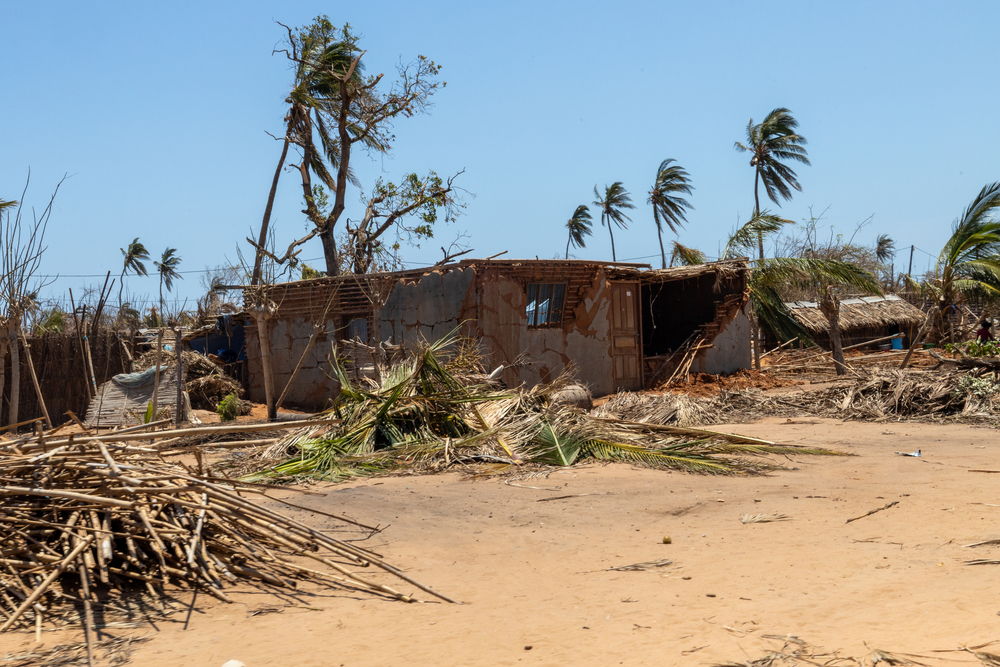 Mecufi district has been the most affected area in northern Mozambique, with almost all the houses destroyed by the impact of Cyclone Chido. Location: Mozambique | Date: 20/12/2024| Photographer: Marília Gurgel