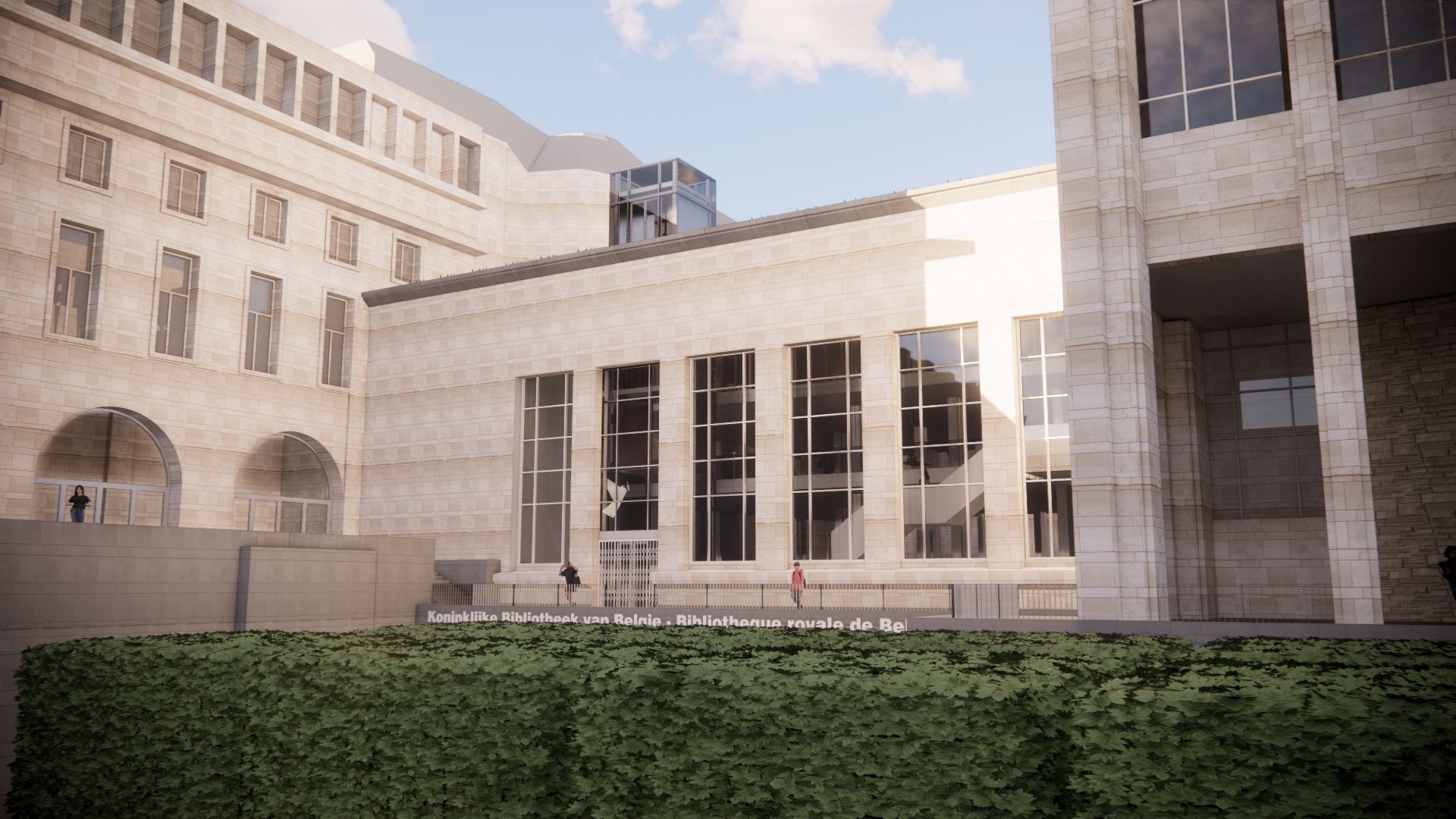 Un nouvel ascenseur panoramique au Mont des Arts afin d’accéder à la terrasse de la KBR