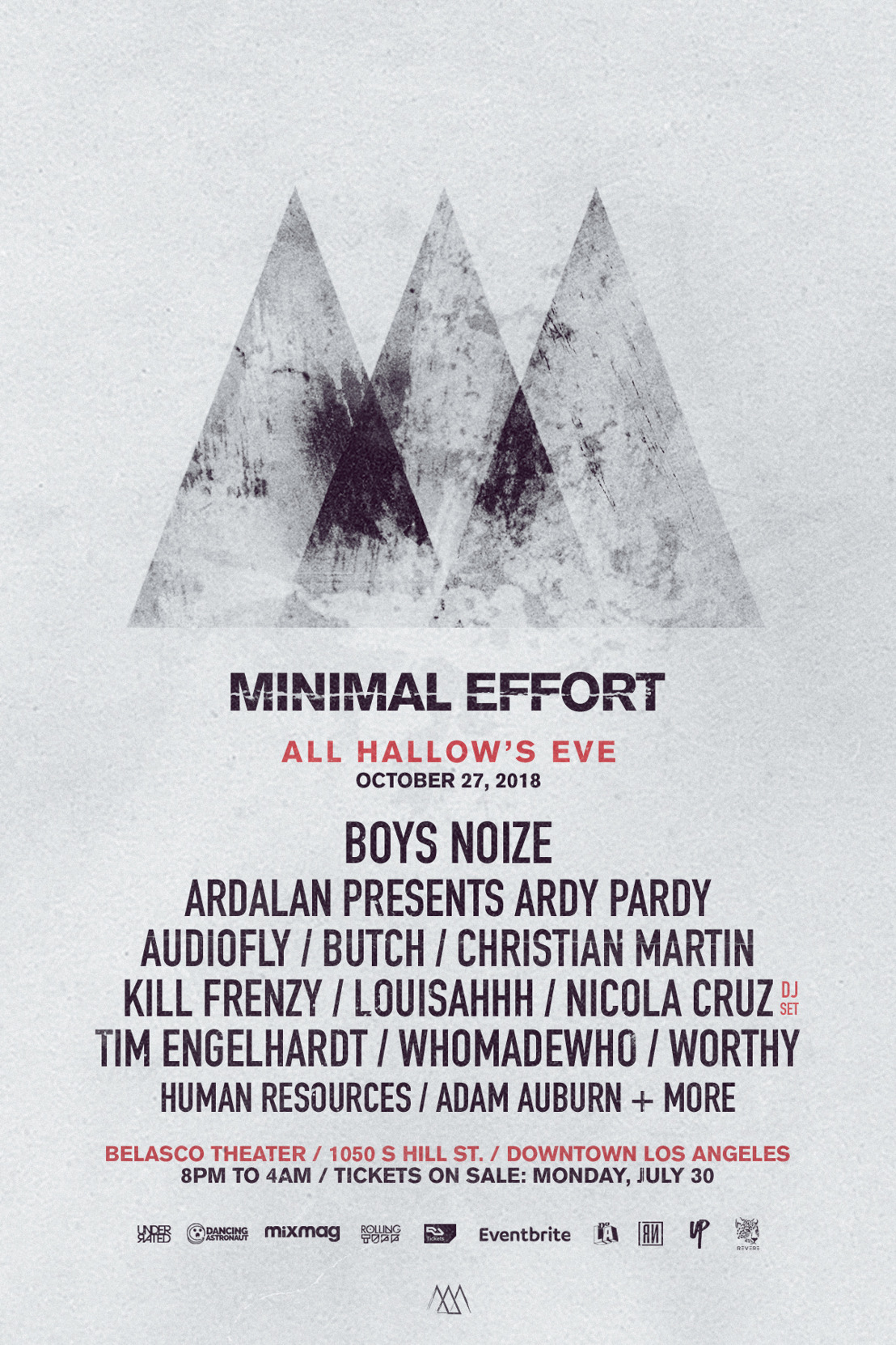 Don't Miss These Three Acts at Minimal Effort's All Hallows Eve