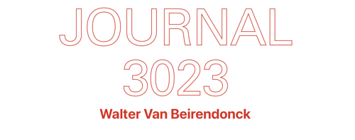 Journal 3023 - Walter Van Beirendonck designs exclusive limited edition diary for next year