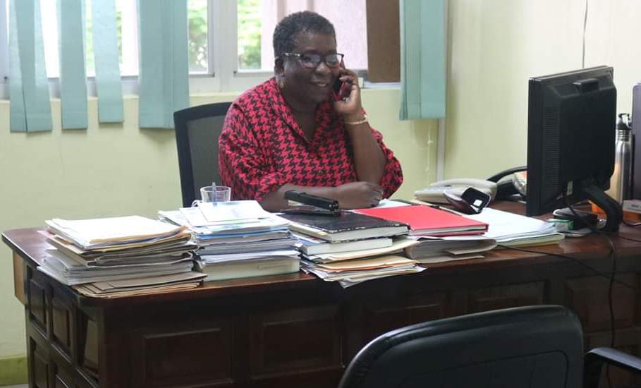 Ms. Gatlin Robers, Outgoing Chief Statistician for St. Vincent and the Grenadines.