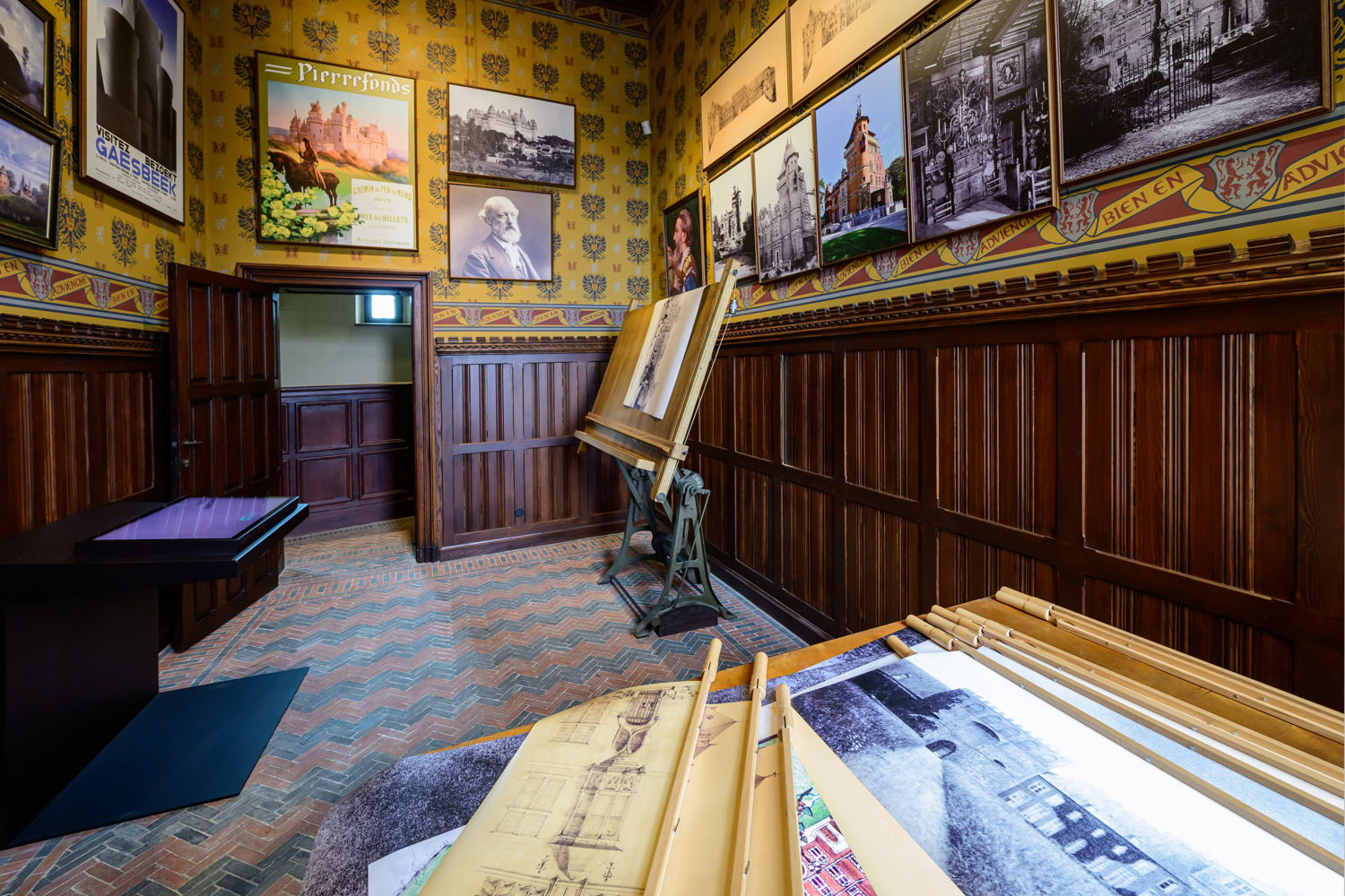 Charle-Albertkamer, Kasteel van Gaasbeek, foto Jo Exelmans