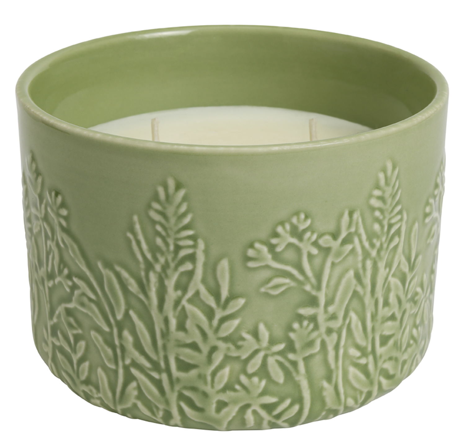 Habitat Ceramic Embossed Candle Large, £10