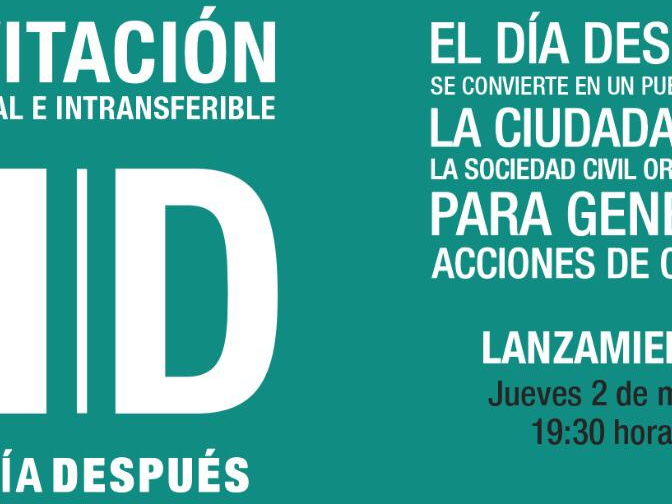 DIEGO LUNA PRESENTA EL DÍA DESPUÉS DE