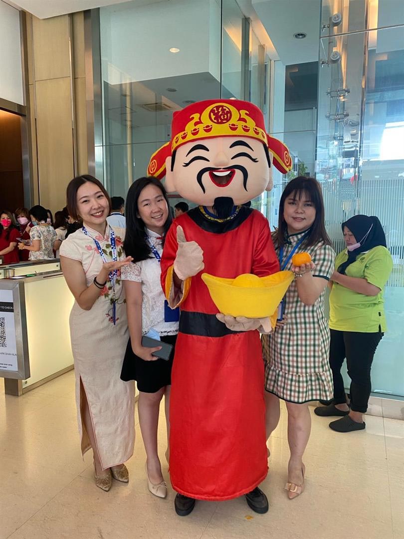 Our sales colleagues in Malaysia celebrating the Chinese New Year