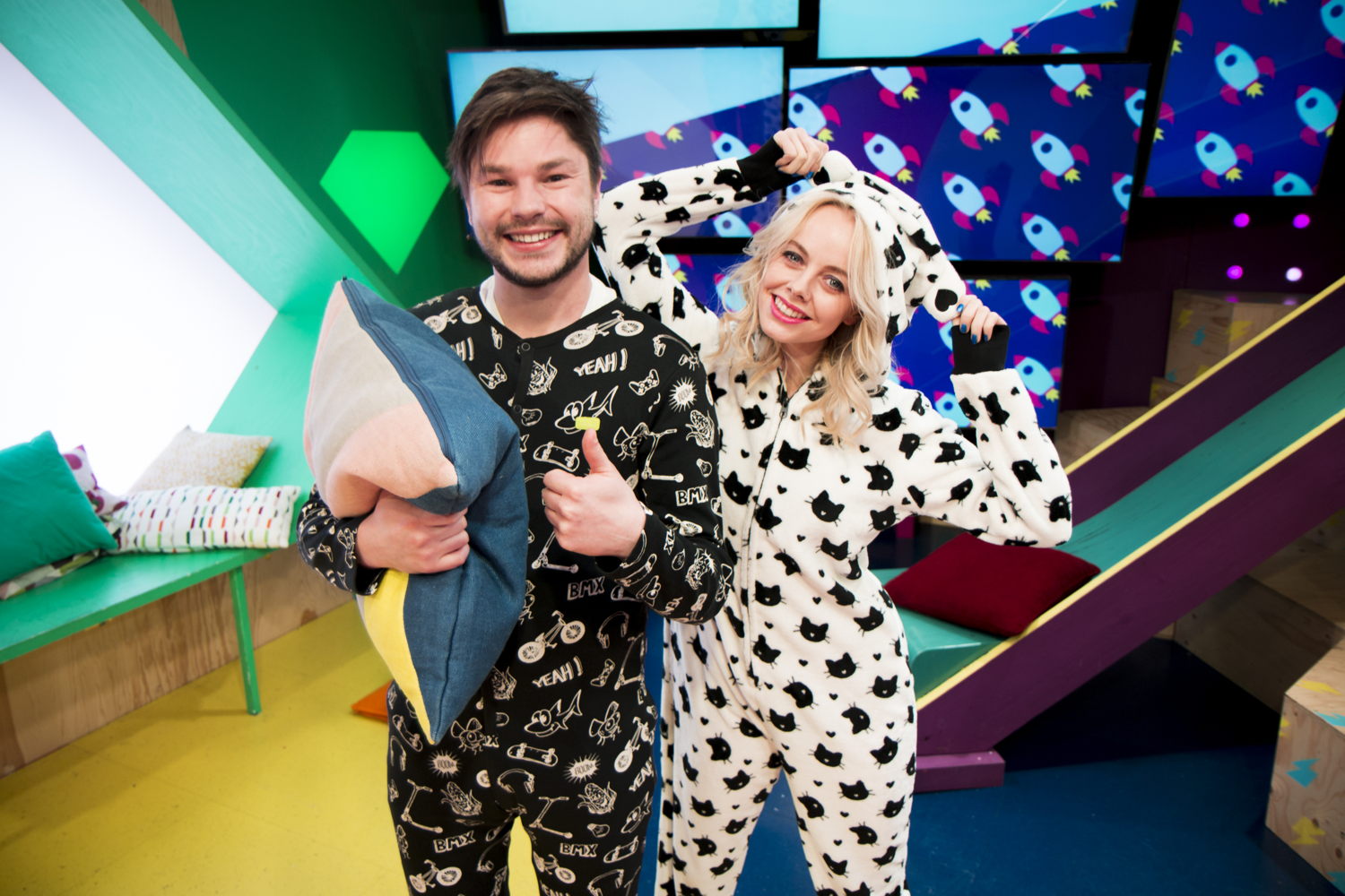 Leonard Muylle en Charlotte Leysen © VRT
