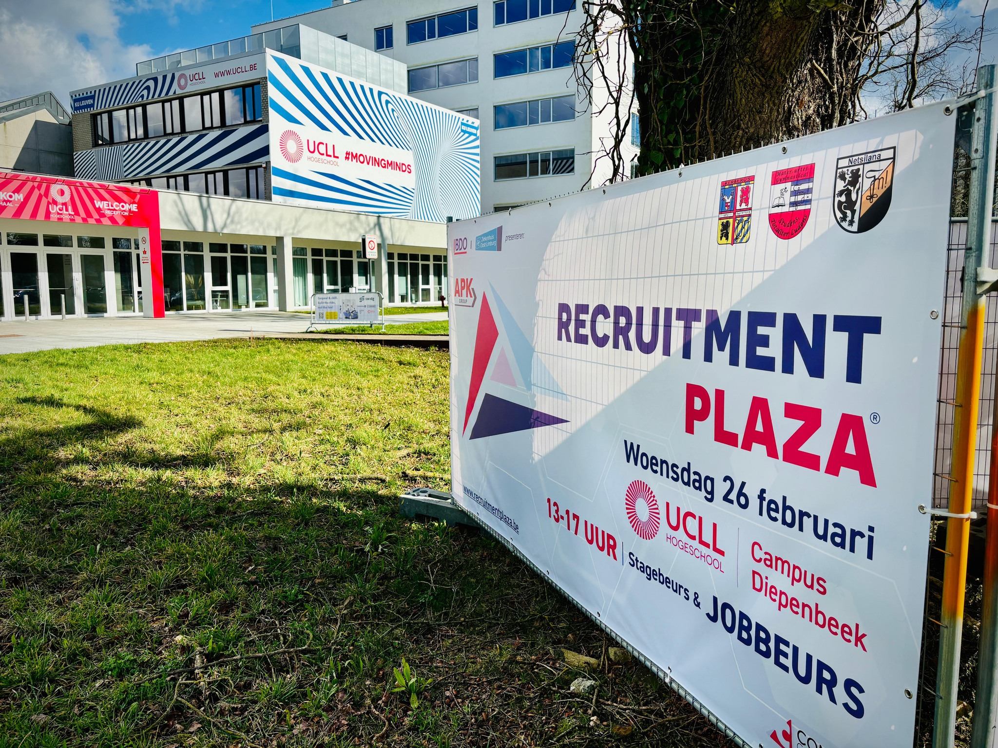 UCLL campus Diepenbeek 2 dagen bruisend centrum van jobbeurzen