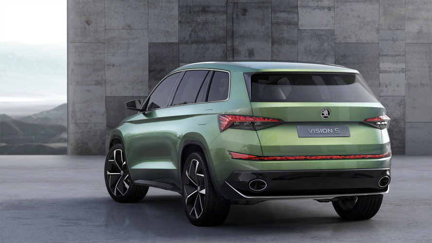 The ŠKODA VisionS incorporates the brand’s new design language, carrying it over into the SUV segment: the design is clearly influenced by Czech Cubism and the tradition of Bohemian crystal art. 