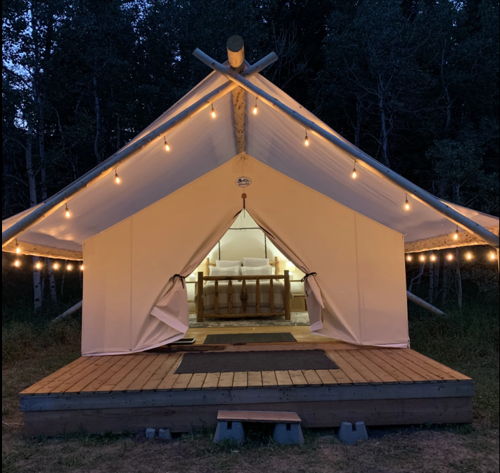 Rocky Mountain Glamping Tent