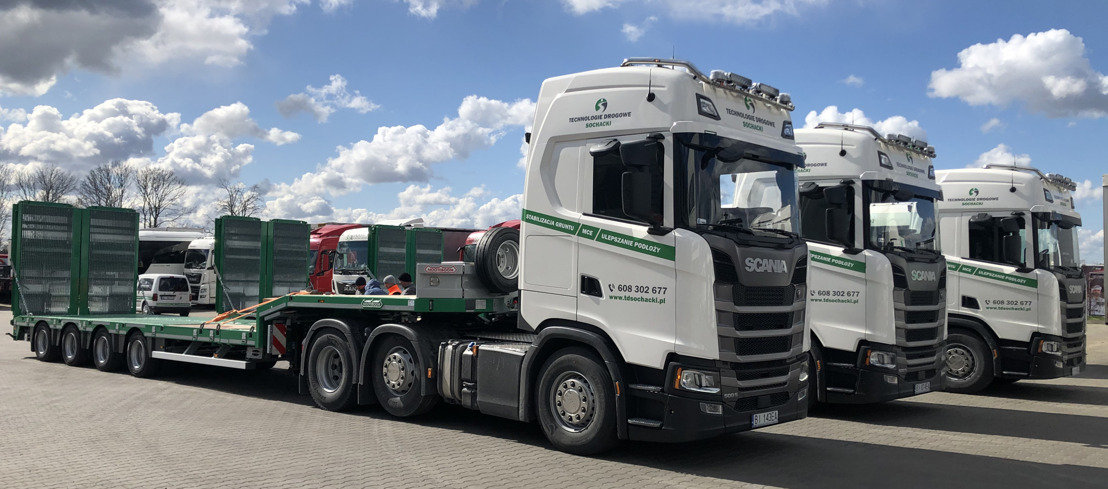 New Nooteboom semi lowloaders for Sochacki Road Technologies