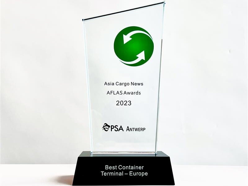 PSA Antwerp Clinches Fifth Consecutive AFLAS award for 'Best European Container Terminal' 