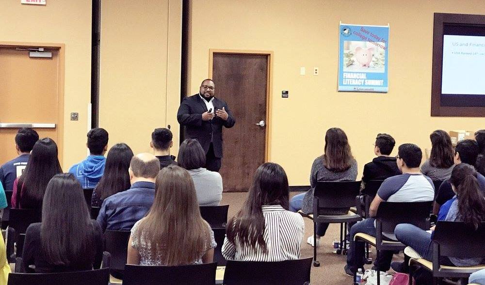 Dr. Terrance K Martin Jr delivers a presentation.