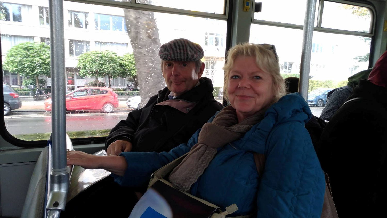 beeld genomen door Yannick Moyson op de tram