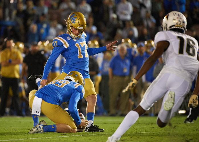 20 | J.J. Molson | K | Photo Credit: Don Liebig/UCLA