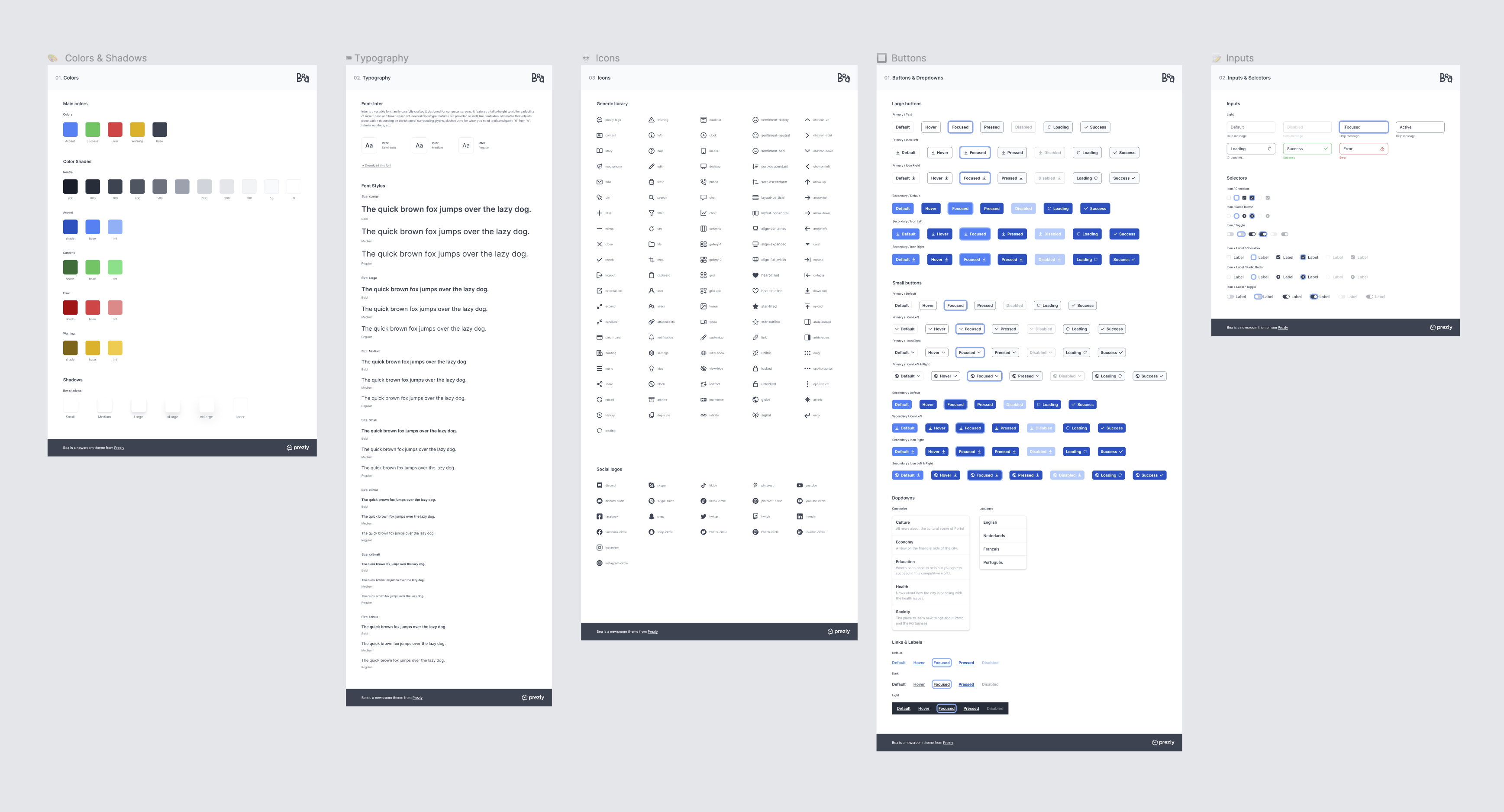 The Bea UI Kit free to use in Figma.