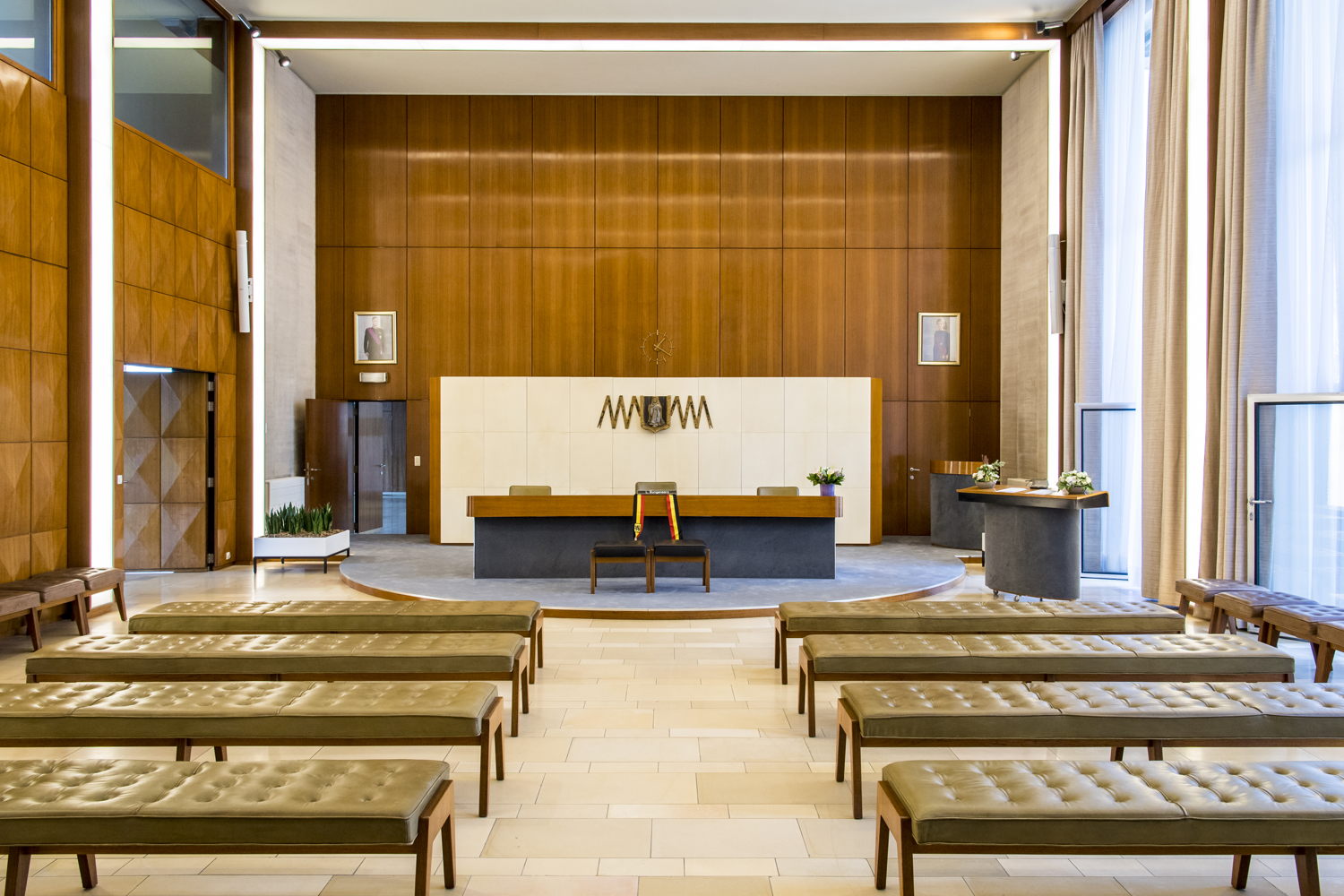Trouwzaal districtshuis Merksem (c) Frederik Beyens