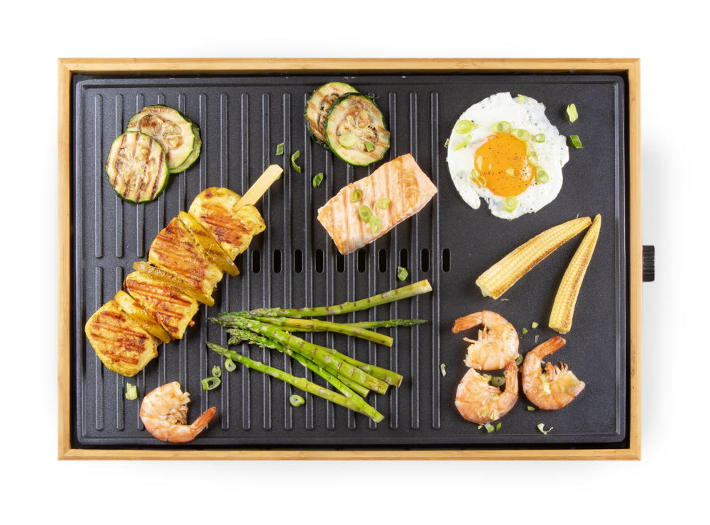 DO9271G Plancha Grill Bamboo Style (4-6 personen)