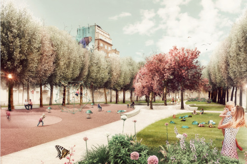 La rénovation du square Marguerite Duras peut commencer après la modification des plans