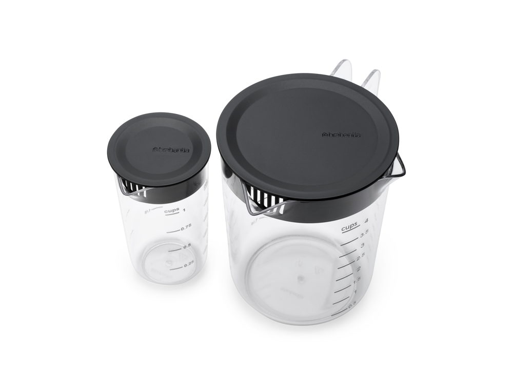 Tasty+ Measuring Jug, Set of 2 - Transparent - 8710755229480 Brabantia_6_NR-41222
