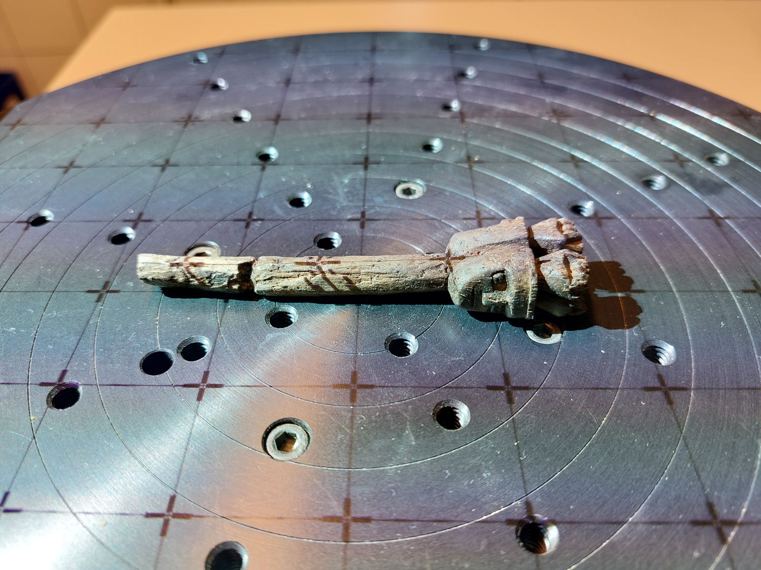 3D-scan van een aanwijsstok.