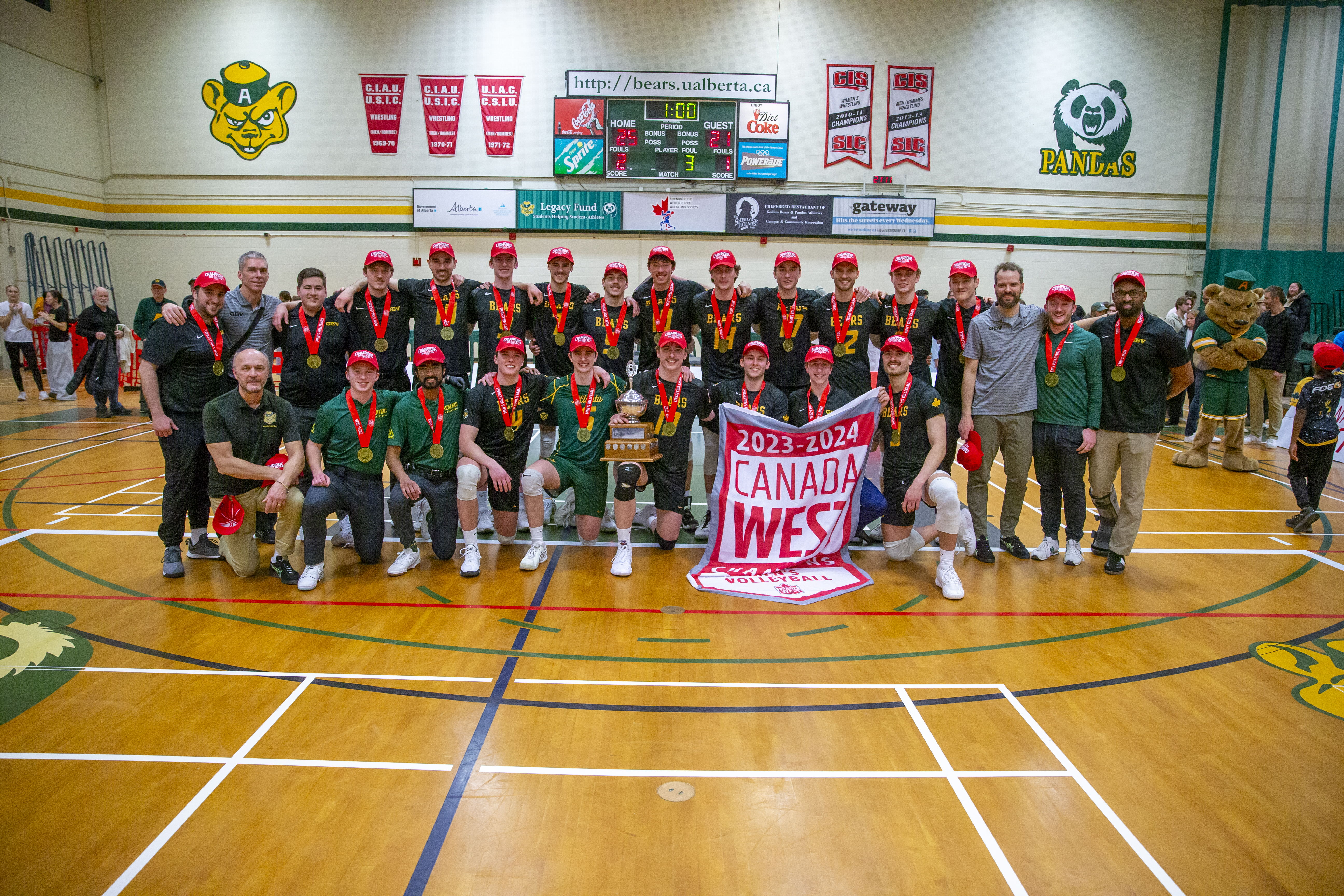 The Alberta Golden Bears claimed the CW and U SPORTS titles last season. Photo by Connor Hood.