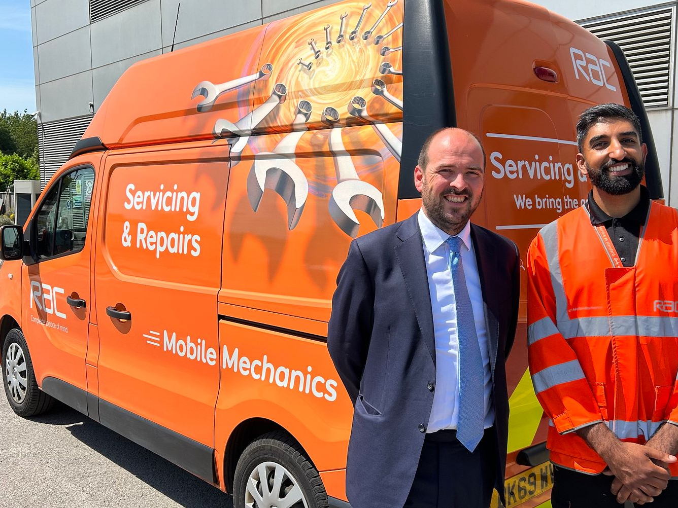 RAC offers more drivers than ever the convenience of getting their cars serviced or repaired at home or work