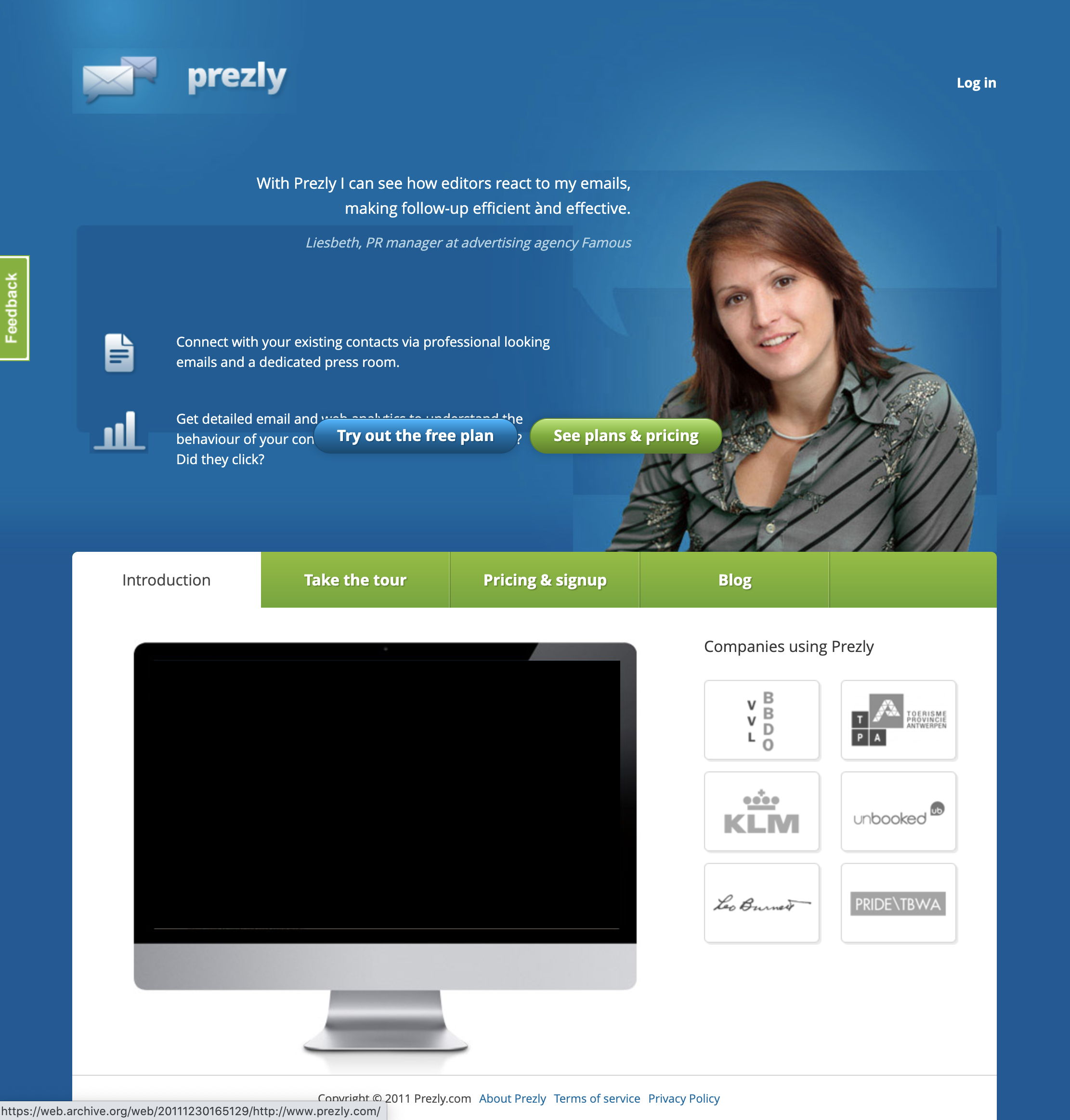 www.prezly.com - 2011