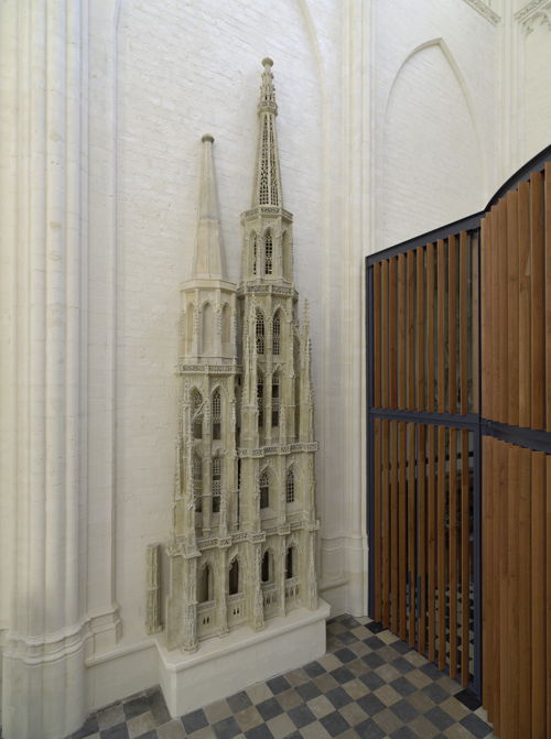 Model of the West Towers of Saint Peter’s Church (c) www.lukasweb.be - Art in Flanders vzw, foto: Dominique Provost