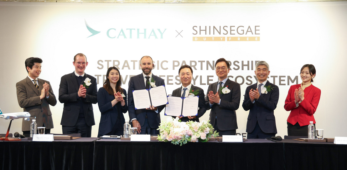 國泰航空與韓國韓際新世界免稅店攜手開啟合作關係