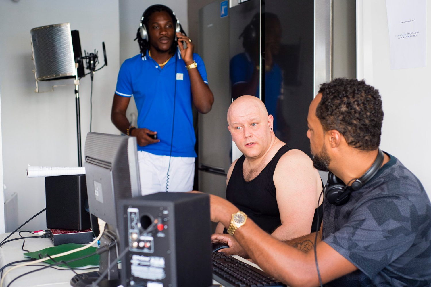 Participants of the Caribbean Song Writing Camp hosted in Martinique as part of the INTERREG TEECA project