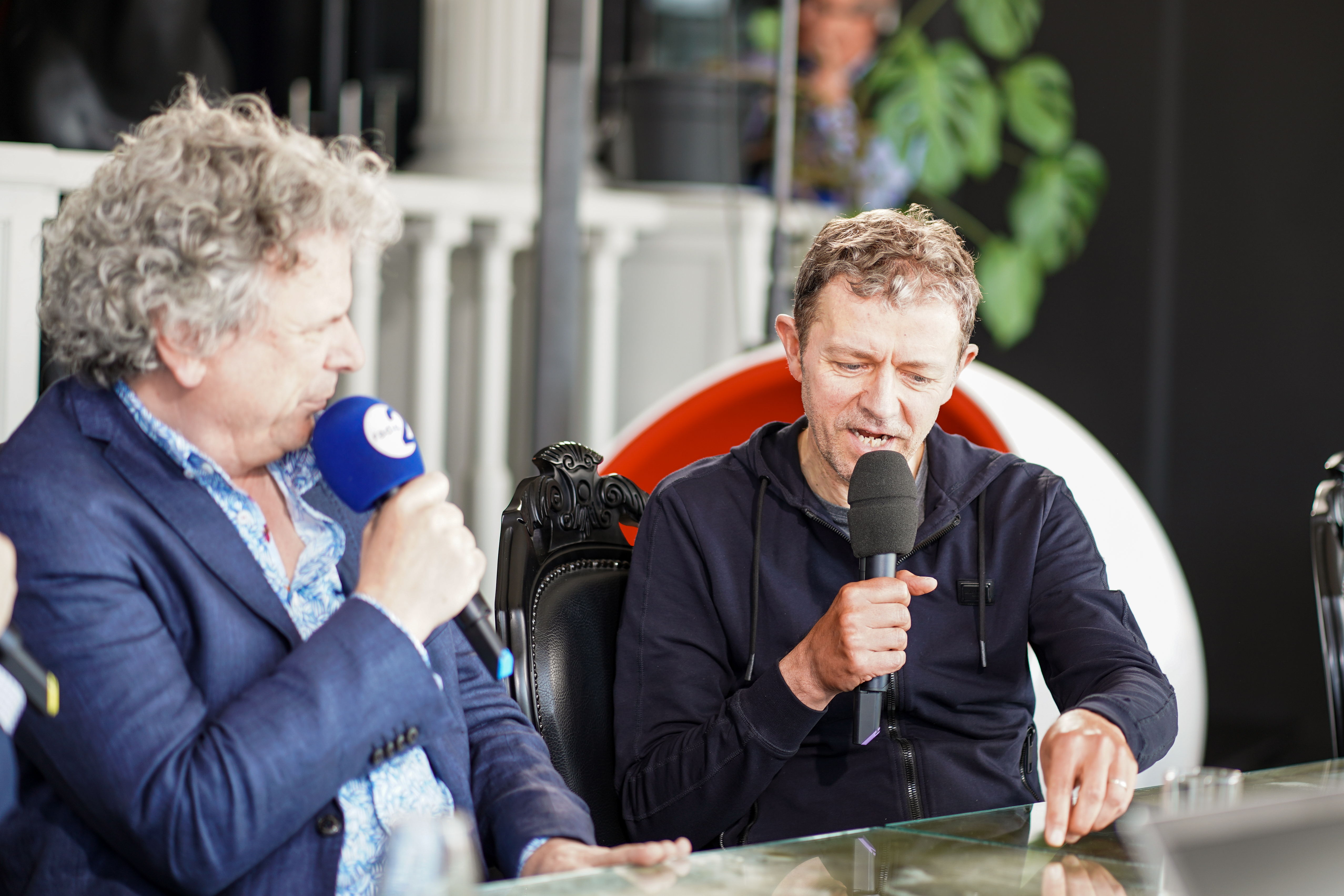 Dirk Somers en Frank Deboosere © Radio 2