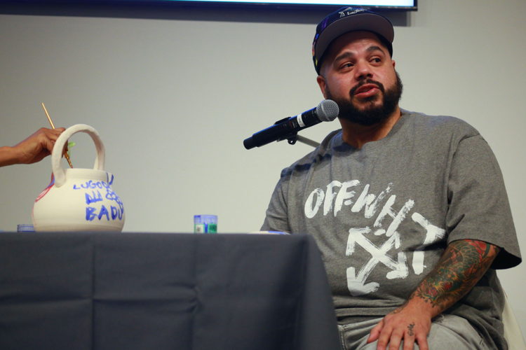  Roberto Lugo at Design Miami 2022. Photo credit - World Red Eye