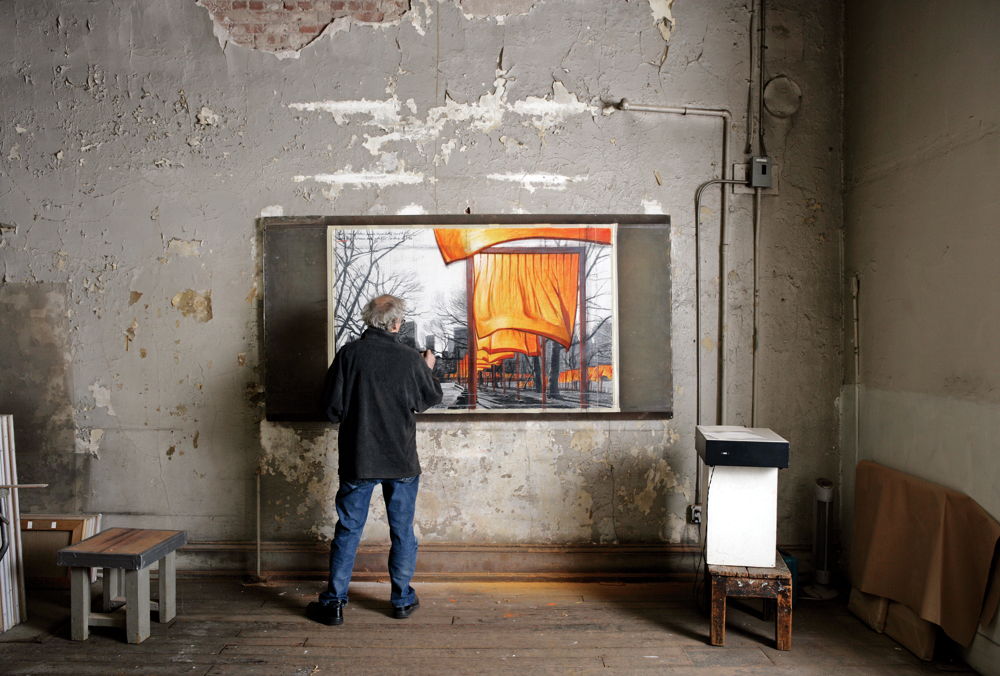 The Gates (Project for Central Park, New York City), artwork by Christo, 2004 The Gates © 2004 Christo and Jeanne-Claude Foundation