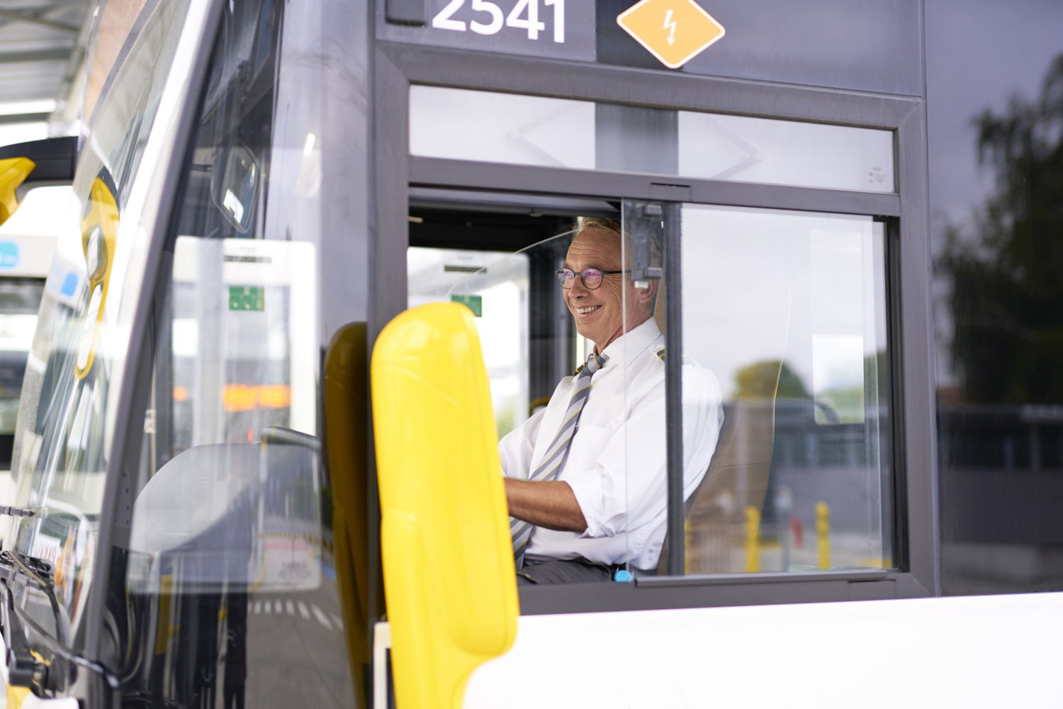 Mannelijke chauffeur