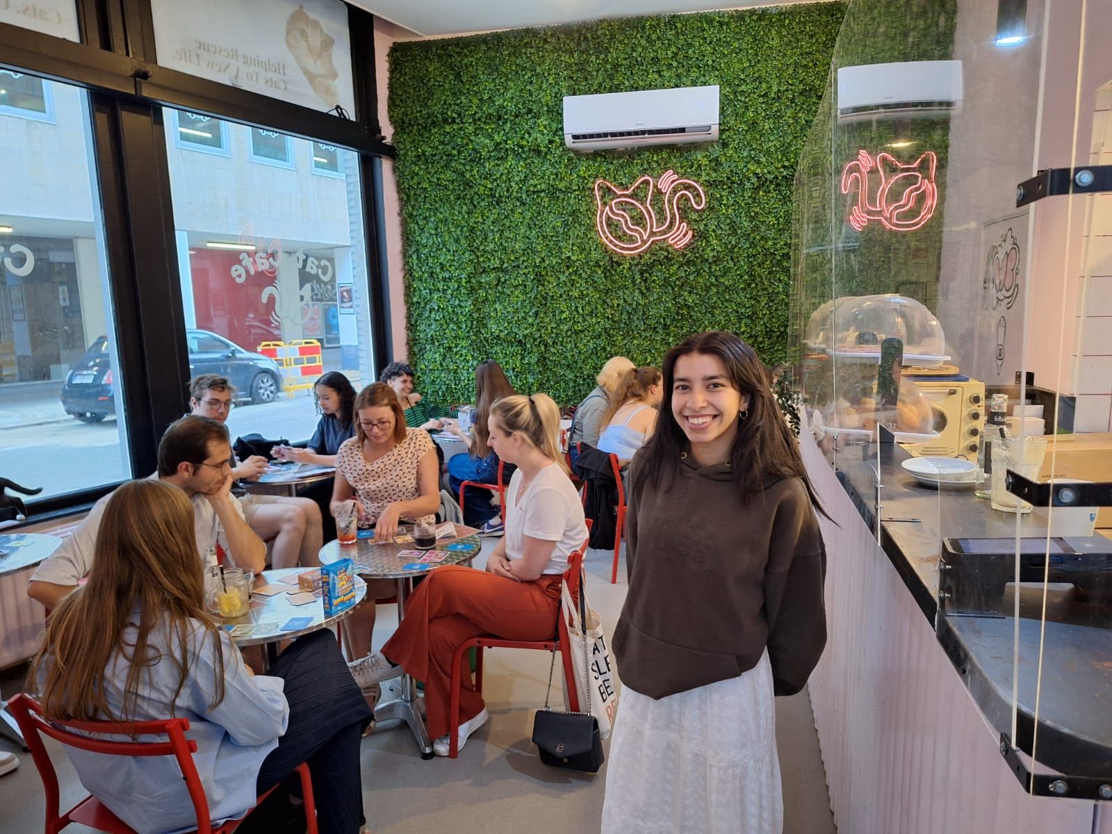 Persbericht- Internationale kattendag op 8 augustus: 25 catlovers spelen kattenspellen in Cat Café Antwerp