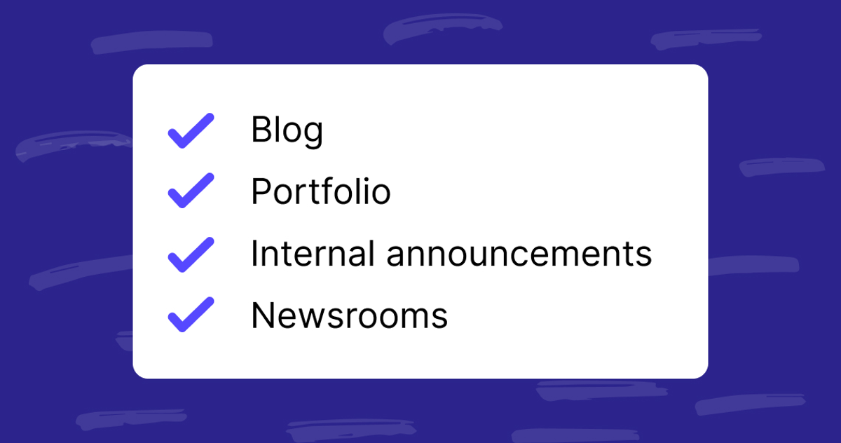 Help: Other ways you can use your Prezly Newsrooms