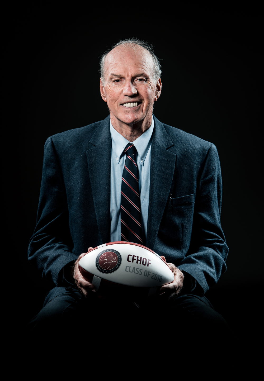 Frank Cosentino, membre de la cuvée 2018 du Temple de la renommée du football canadien. Photo : Johany Jutras/LCF.ca