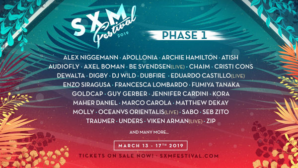 SXM Festival Returns to the Caribbean Island of Saint Martin/Sint Maarten Announces Phase One Lineup for March 13-17 Event