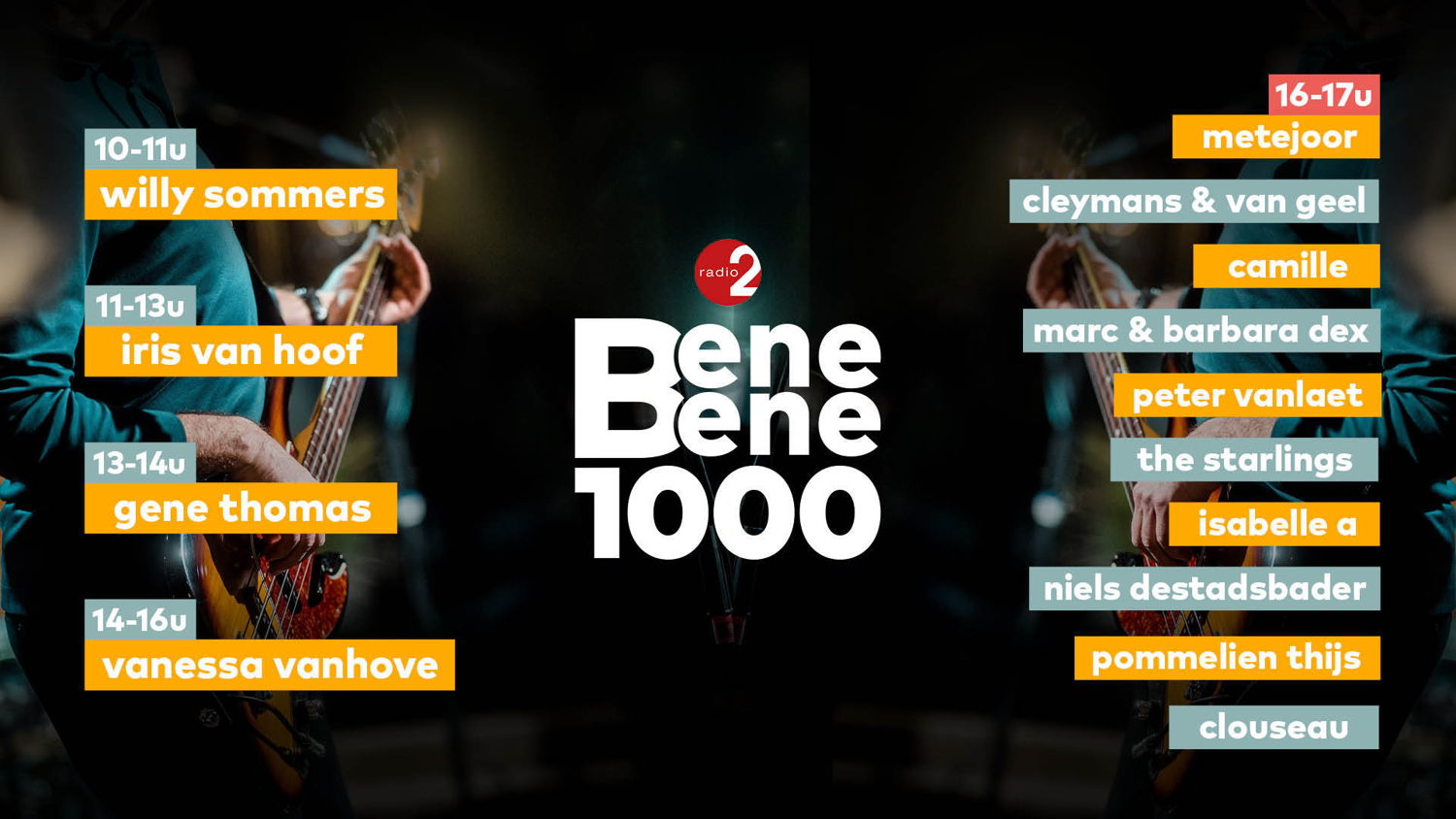 Radio 2 Bene Bene 1000 © Radio 2