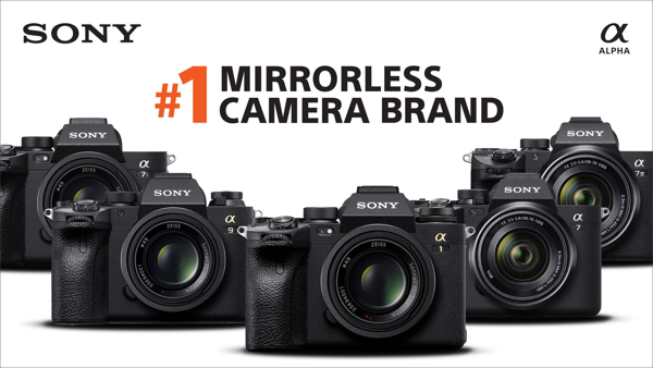 Sony Electronics’ is the No. 1 Mirrorless Camera Brand and No. 1 Mirrorless Lens Brand for 2021 in North America