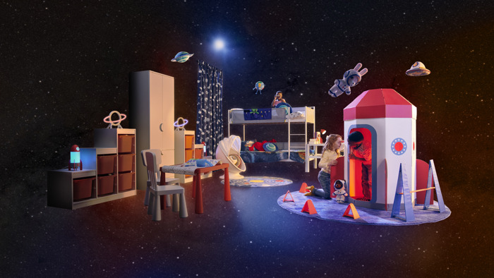 Op avontuur in de ruimte met de nieuwe IKEA kindercollectie AFTONSPARV 🚀