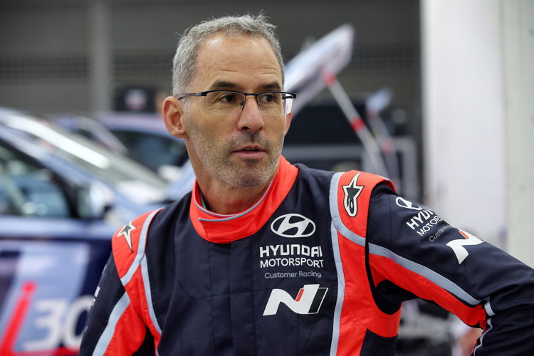 Alain Menu with Hyundai i30 N TCR