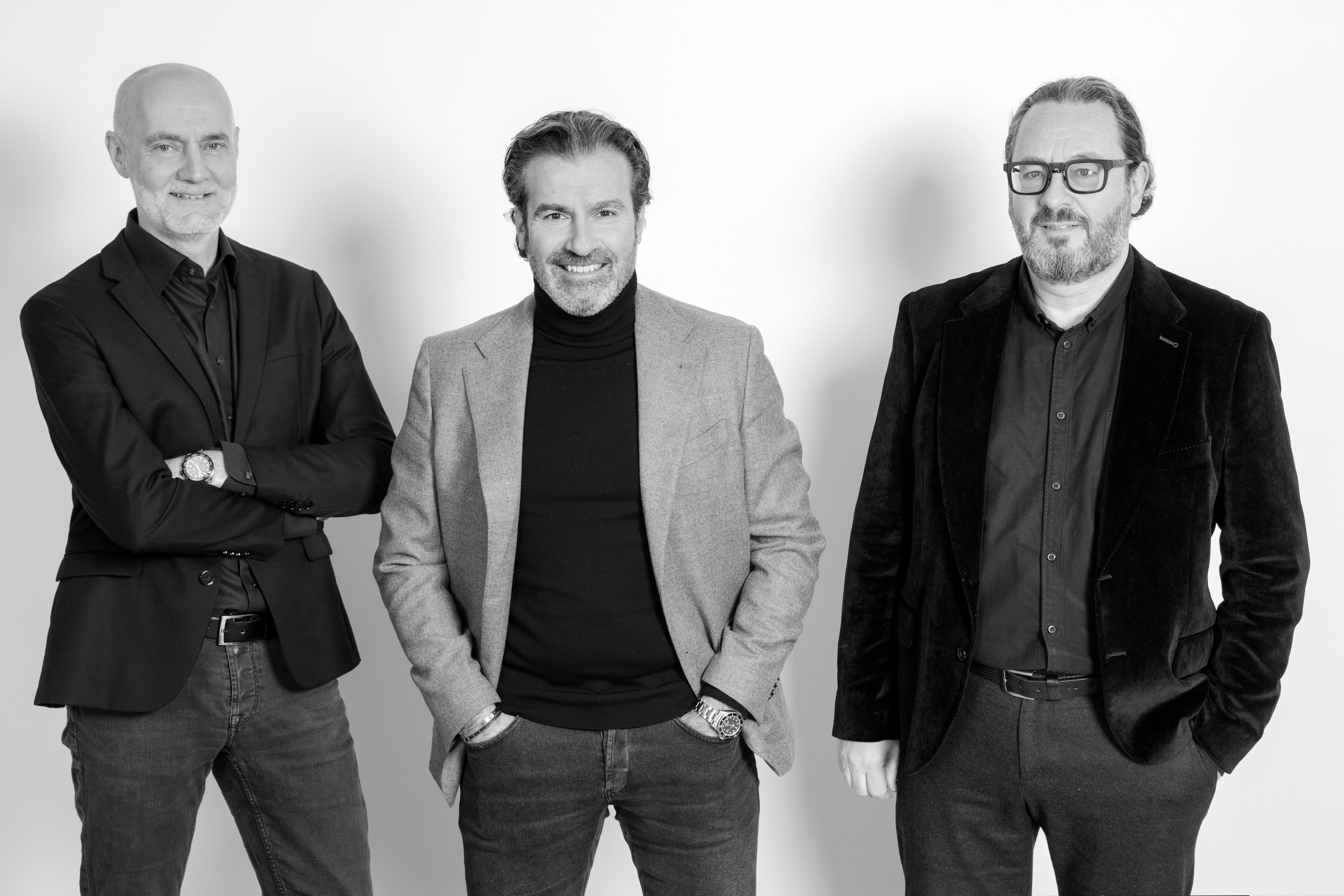 Van links naar rechts: Alain Frisson, secondfloor; Olivier Bialek, secondfloor; Erik Struys, UPR Agency