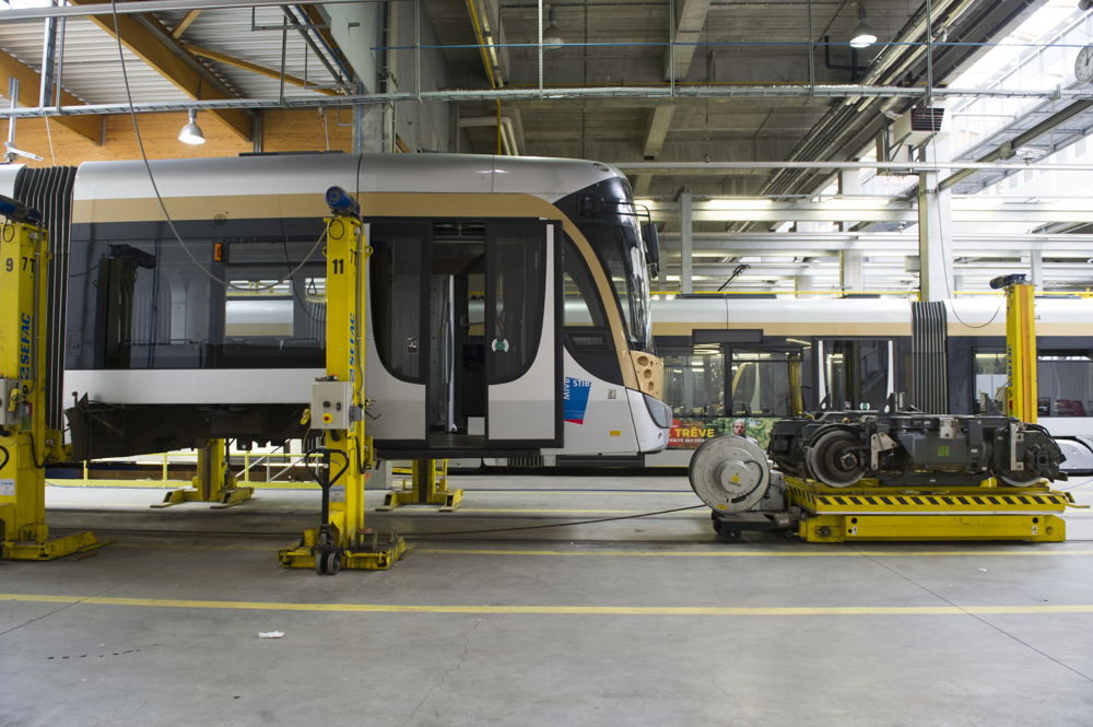 © STIB - Le dépôt de tram