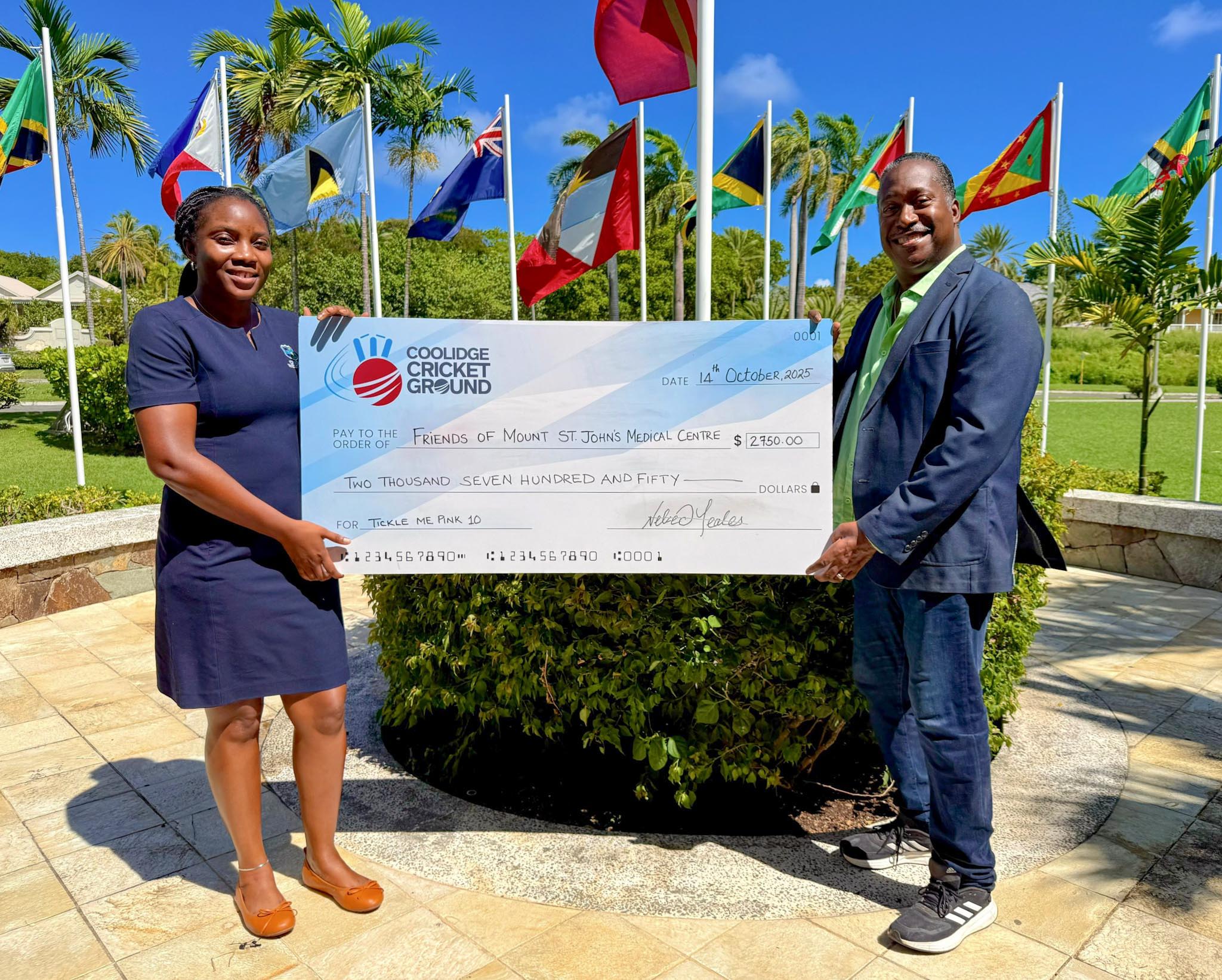 Cricket West Indies’ Coolidge Cricket Ground Supports Community Health Through Partnership with Friends of MSJMC