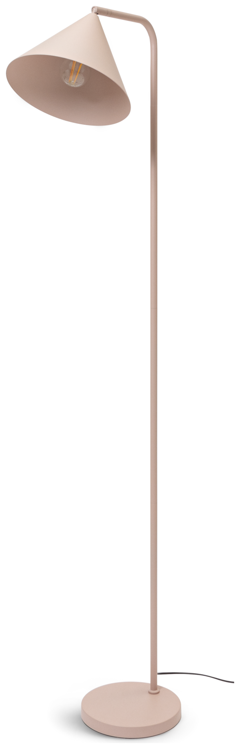 Habitat Modern Cone Adjustable Floor Lamp - Pink, £45