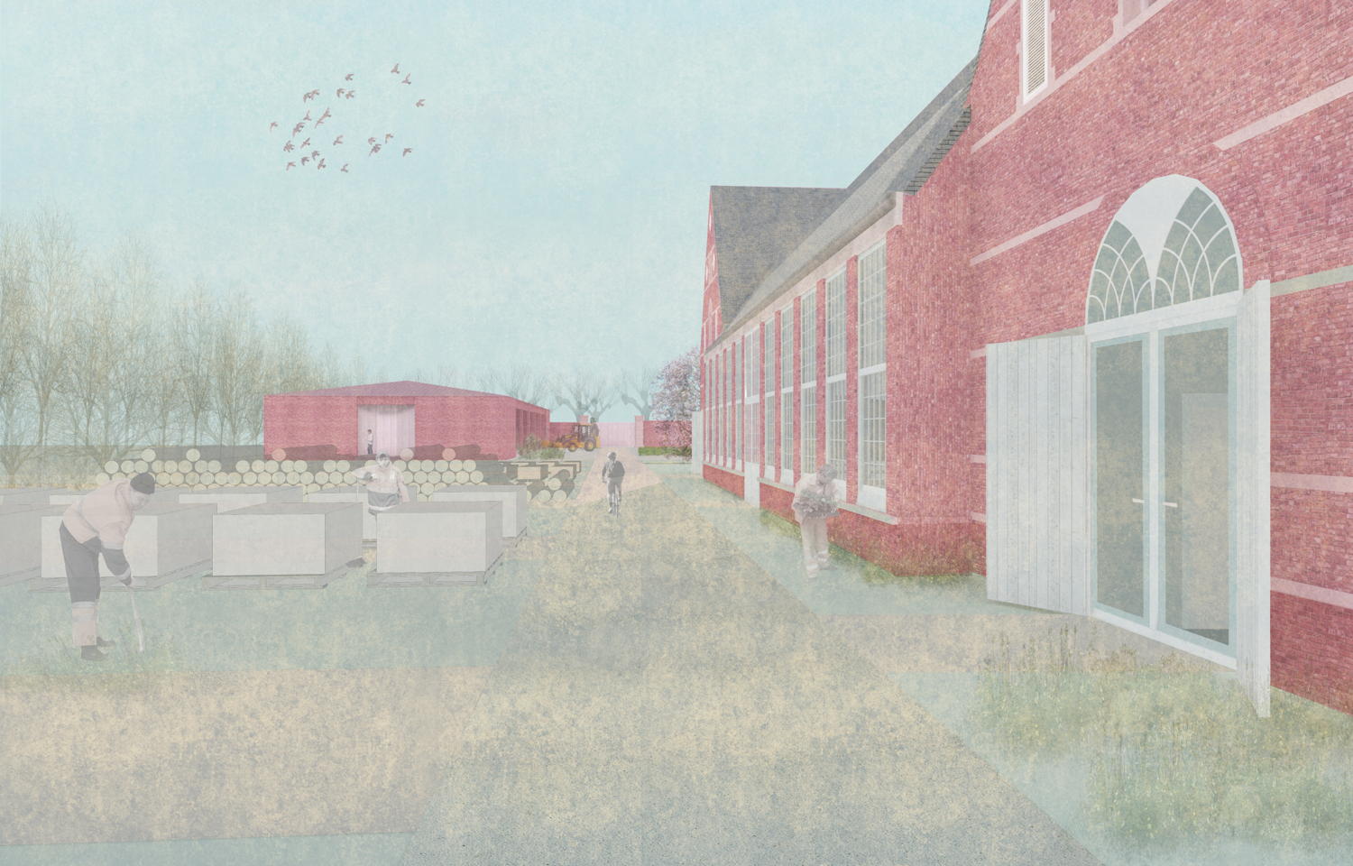 3 Toekomstbeeld facade de Neerhoeve © ONO architectuur - Architecten Beeck & Hermans