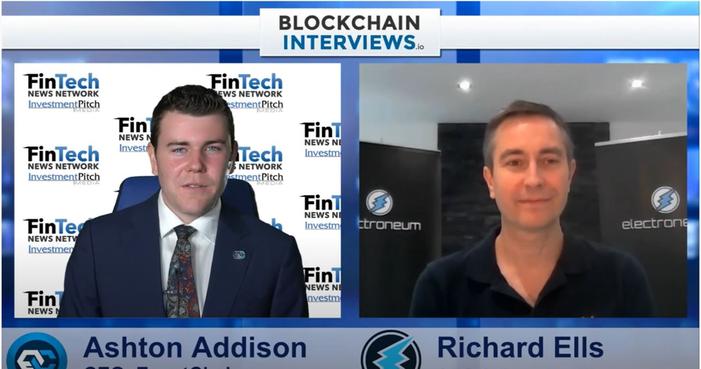 CRYPTO COIN SHOW|Blockchain Interviews - Richard Ells, CEO & Founder of Electroneum