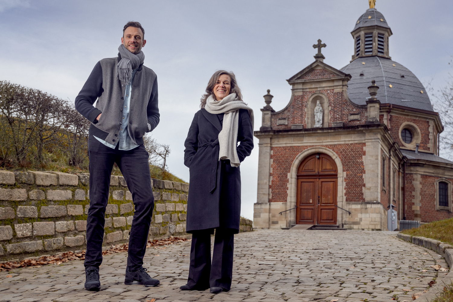 Thomas Van den Spiegel, CEO de Flanders Classics, et  Stefanie Pauwels, Head of Sales & Marketing chez KPMG
