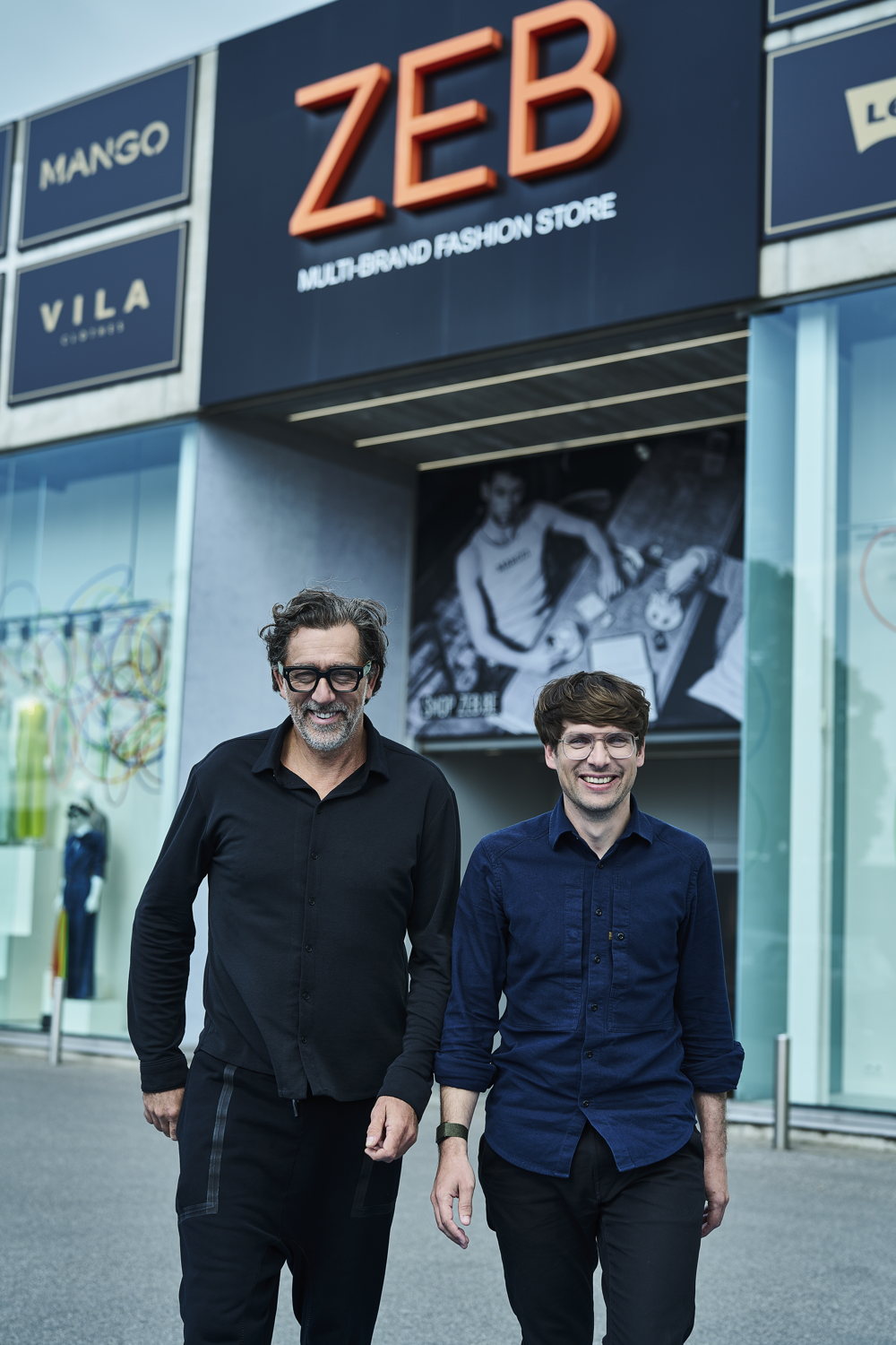 Luc Van Mol (gauche) et Matthias Hindriks (droite)